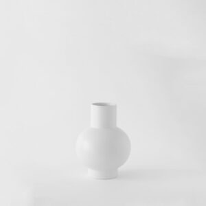 Vaporous Grey Small Globe Bottle Vase