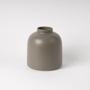 Smoke Green Rounded Dome Vase