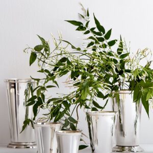 Silver Julep Cup Vases